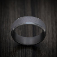 Darkened Tantalum Classic Style Men's Ring