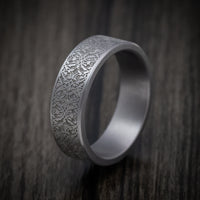 Tantalum Men's Ring with Ottoman Style Pattern