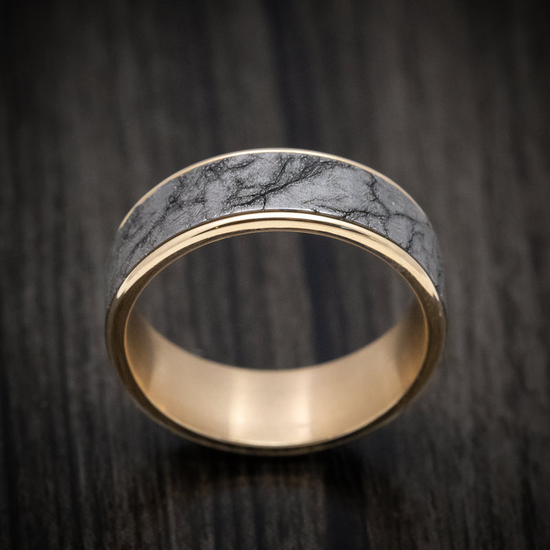 Metallic Marble Modern Silicone Ring for Women Metallic Marble / 7
