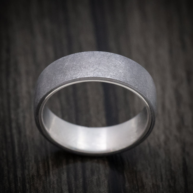 Tantalum Men's Ring with 14K Gold Sleeve