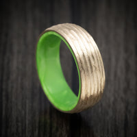 14K Gold and Juma Sleeve Men's Ring Custom Made Band