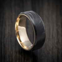Juma Men's Ring with 14K Gold Sleeve Custom Made Band