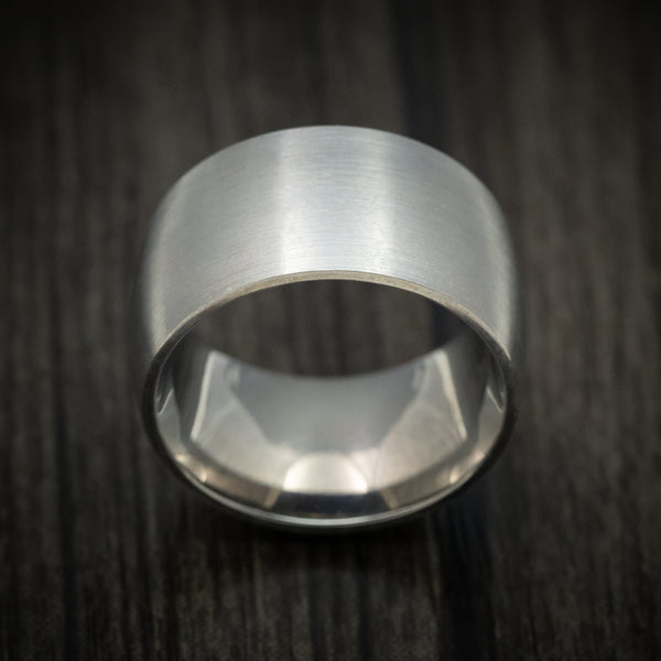 Titanium Wide Classic Style Men's Ring Custom Made Band