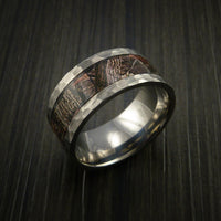 King's Camo Woodland Shadow and Titanium Ring Camo Style Band Made Custom