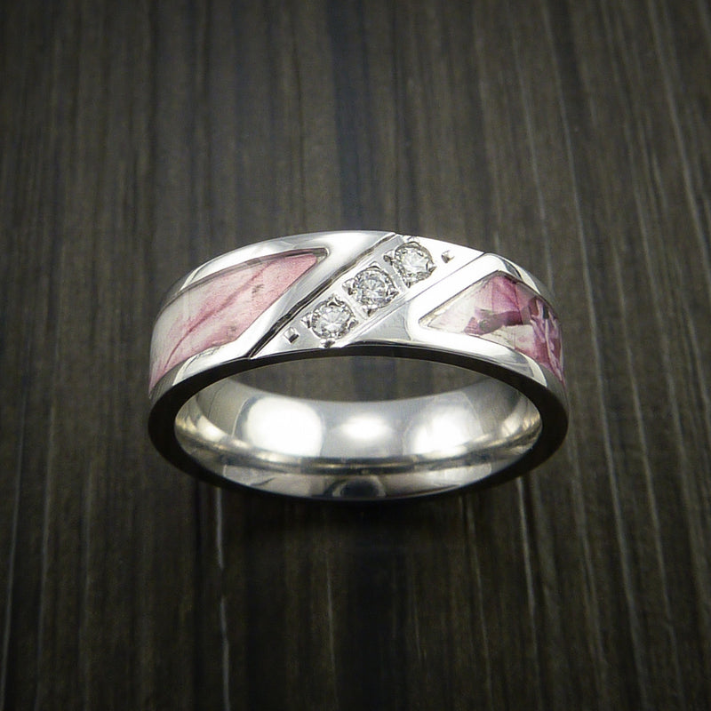 2 PCs Engagement wedding Ring Set | Camo ,Resin layer Ring for Women |
