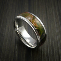 King's Camo MOUNTAIN SHADOW and Cobalt Chrome Ring Traditional Style Band Made Custom