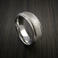 Cobalt Chrome Florentine Textured Ring