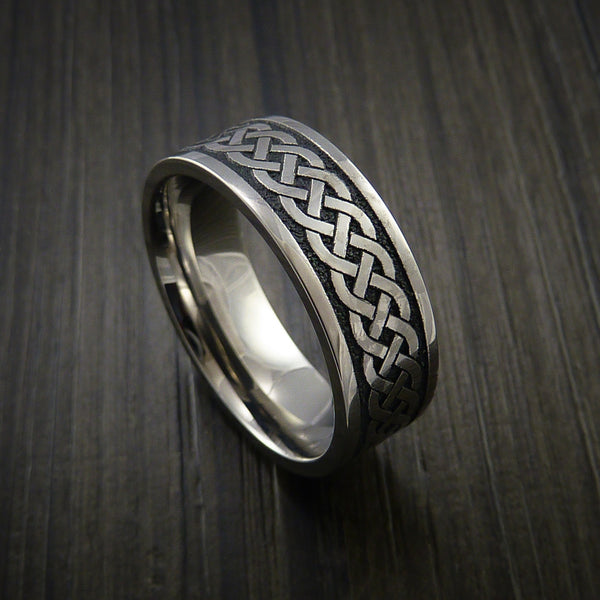  celtic wedding band men, gold braided wedding ring viking, mens  promise ring gold braided, men proposal ring gold silver, woven band for  him : Handmade Products
